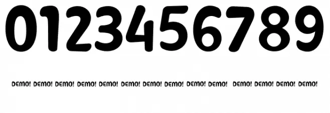 Caliny Medium DEMO Font OTHER CHARS