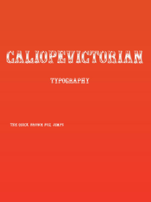 CaliopeVictorian Poster