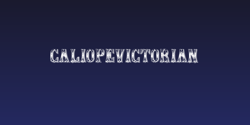 CaliopeVictorian Social Header