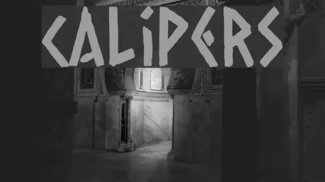 Calipers Font examples