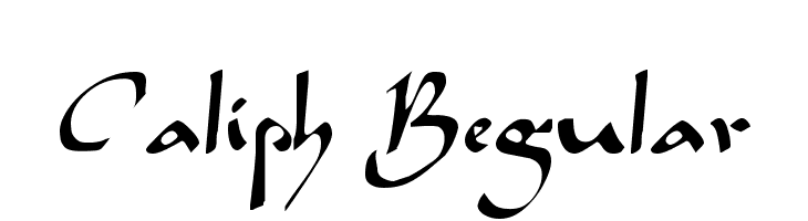 Caliph Regular Font