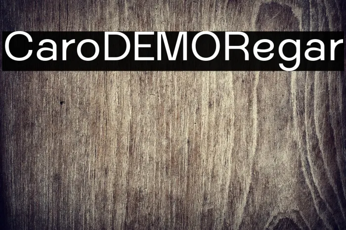 CaliroDEMO Regular Example 2