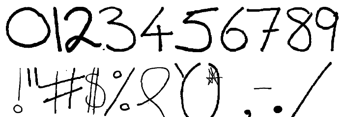 Calis in Puppetland Font OTHER CHARS