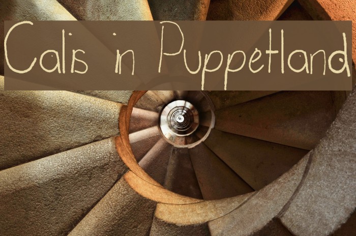 Calis in Puppetland Font examples