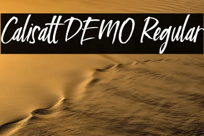 Calisatt DEMO Regular Example 2
