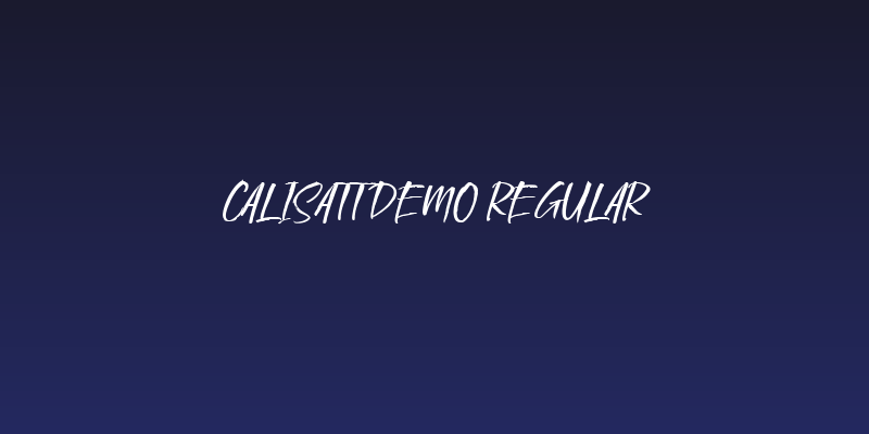 Calisatt DEMO Regular Social Header