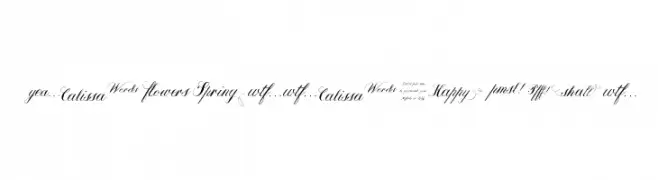 Calissa Words  Fuentes Gratis Descargar