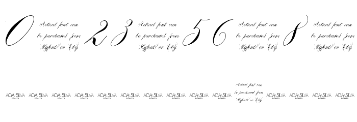 Calissa Words Font OTHER CHARS