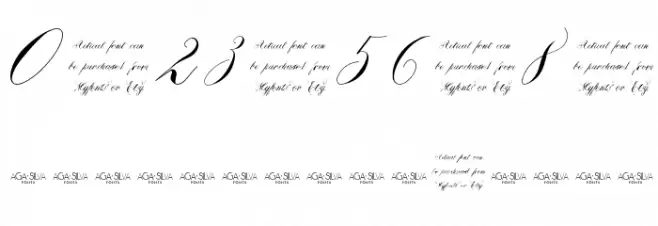 Calissa Words Font OTHER CHARS