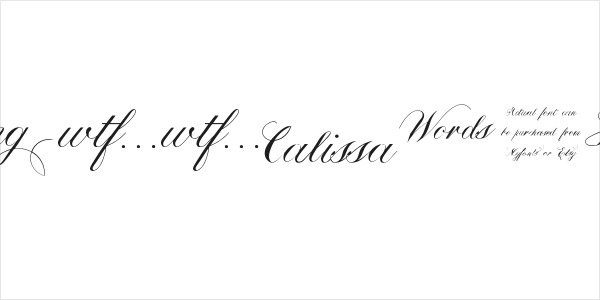 Calissa Words Logo