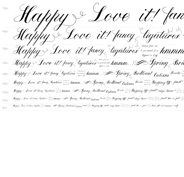 Calissa Words Waterfall