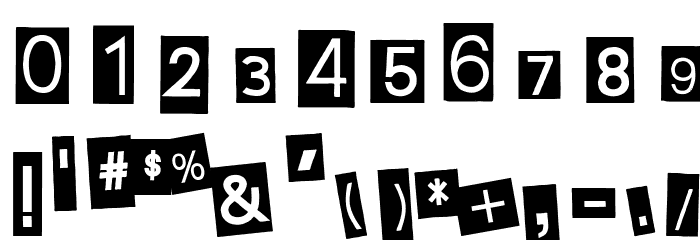 Calisthenics Font OTHER CHARS