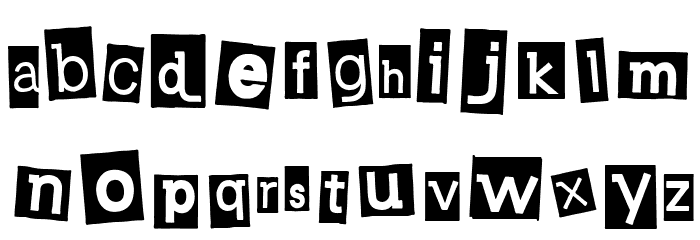 Calisthenics Font LOWERCASE
