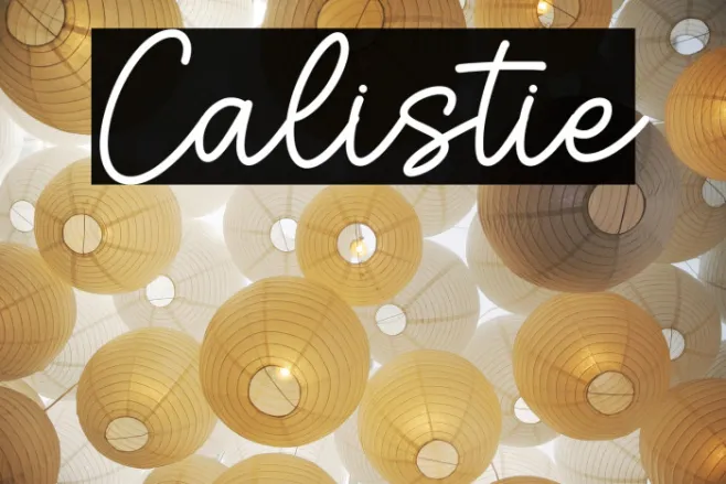 Calistie Example 2