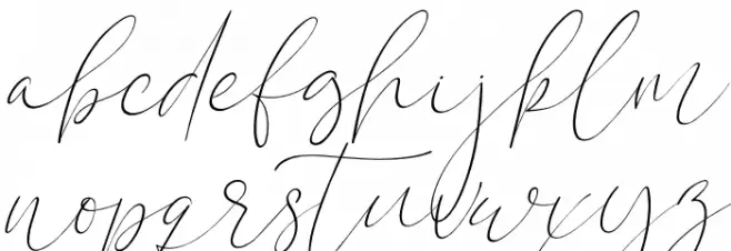 Calistin Italic Font LOWERCASE