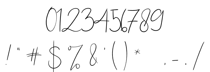 Calistin Font OTHER CHARS