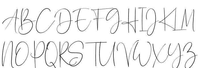 Calistin Font UPPERCASE