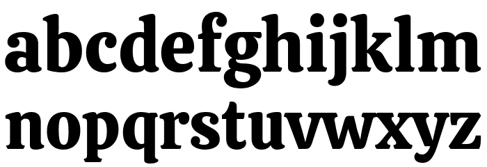 Calistoga Regular Font LOWERCASE