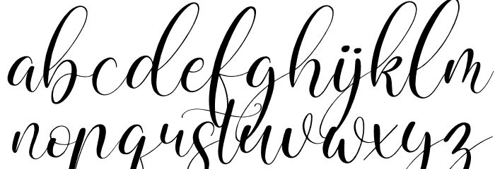 Calistta Mentali Italic Font LOWERCASE