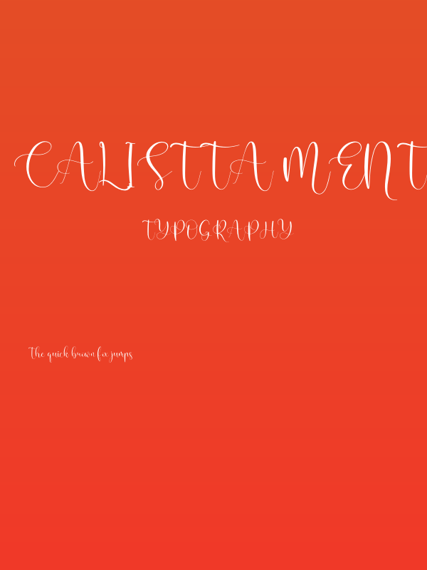 Calistta Mentali Poster