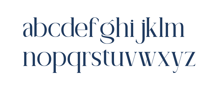 Calivorne Regular Lowercase