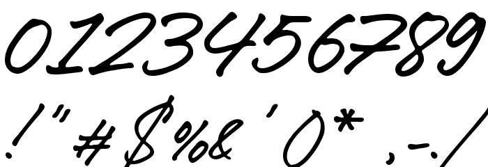 Caliway Font OTHER CHARS