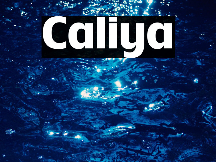 Caliya Example 2