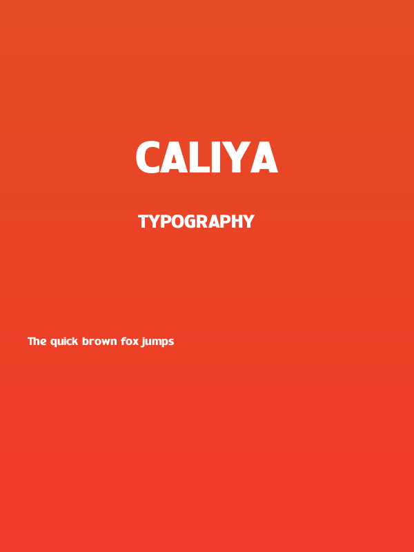 Caliya Poster