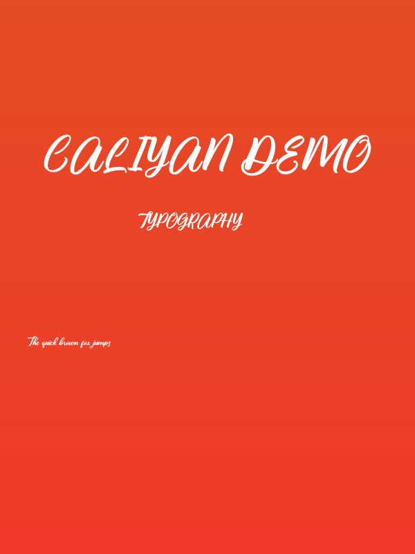 Caliyan Demo Poster