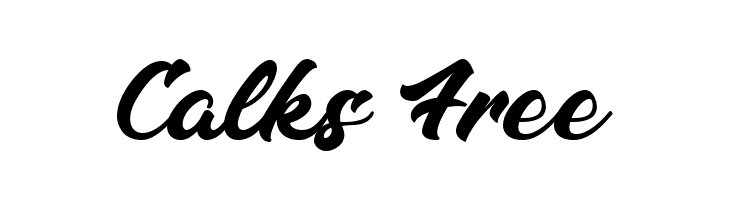 Calks Free  Descarca Fonturi Gratis