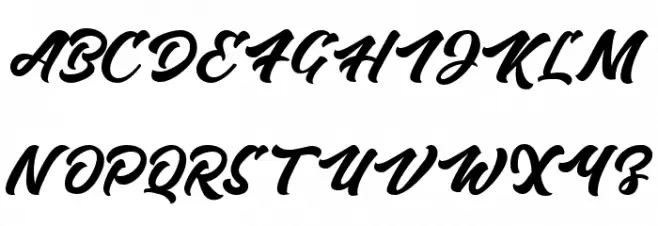 Calks Free Schriftart Groß