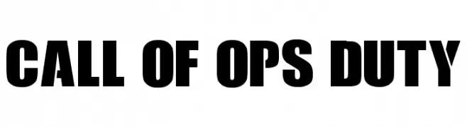 Call Of Ops Duty  Fuentes Gratis Descargar