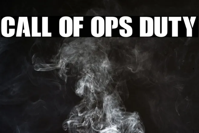 Call Of Ops Duty Example 3