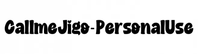 Call me Jigo - Personal Use Polices