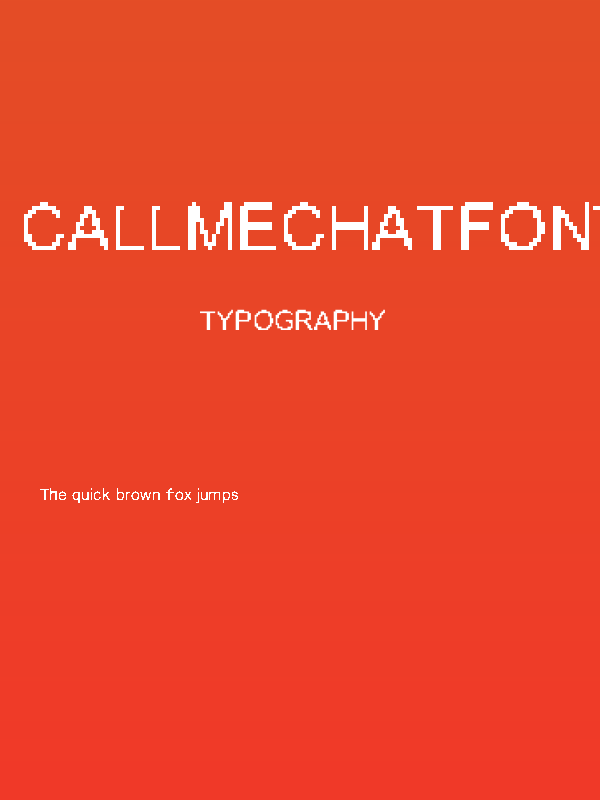 CallMeChatfont Poster
