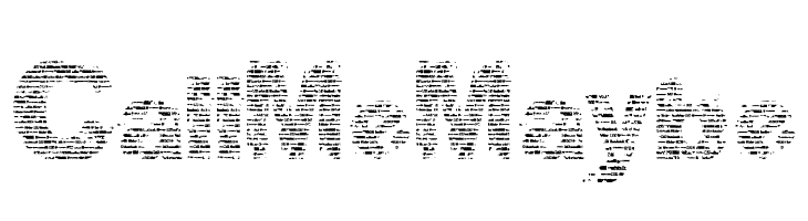 CallMeMaybe Font