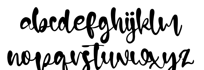Calla Lilly Font LOWERCASE