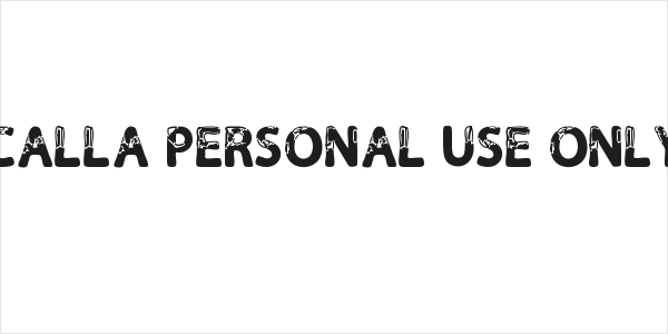 Calla Personal Use Only Logo