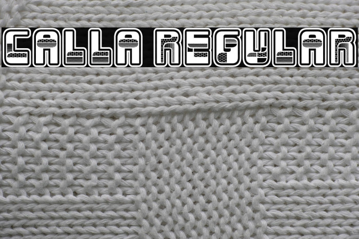 Calla Regular Example 3