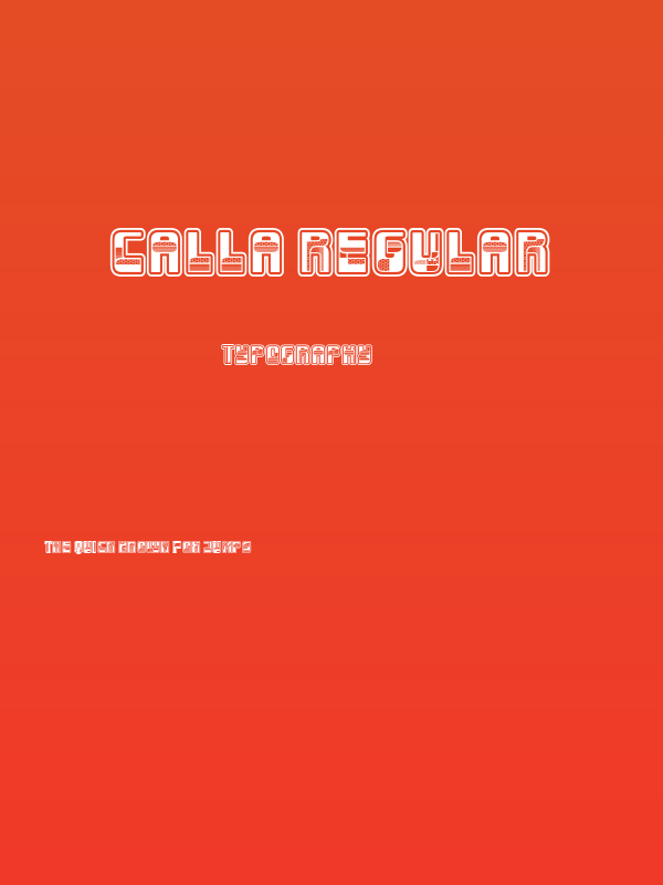 Calla Regular Poster