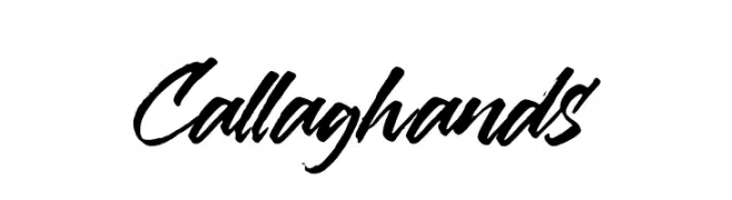 Callaghands  Frei Schriftart Herunterladen