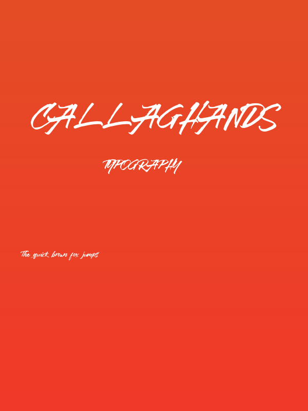 Callaghands Poster