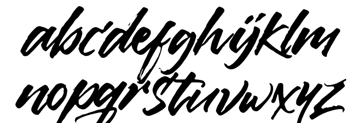 Callaghands Font LOWERCASE