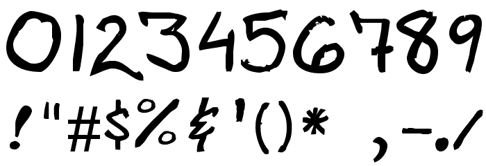 Callahan Font OTHER CHARS