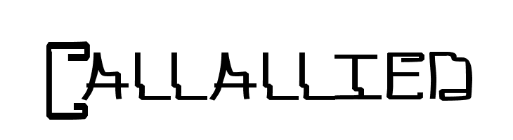 Callallied  Frei Schriftart Herunterladen