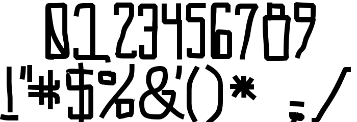 Callallied Font OTHER CHARS