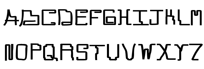 Callallied Font LOWERCASE