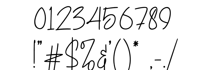 Calledliner Font OTHER CHARS