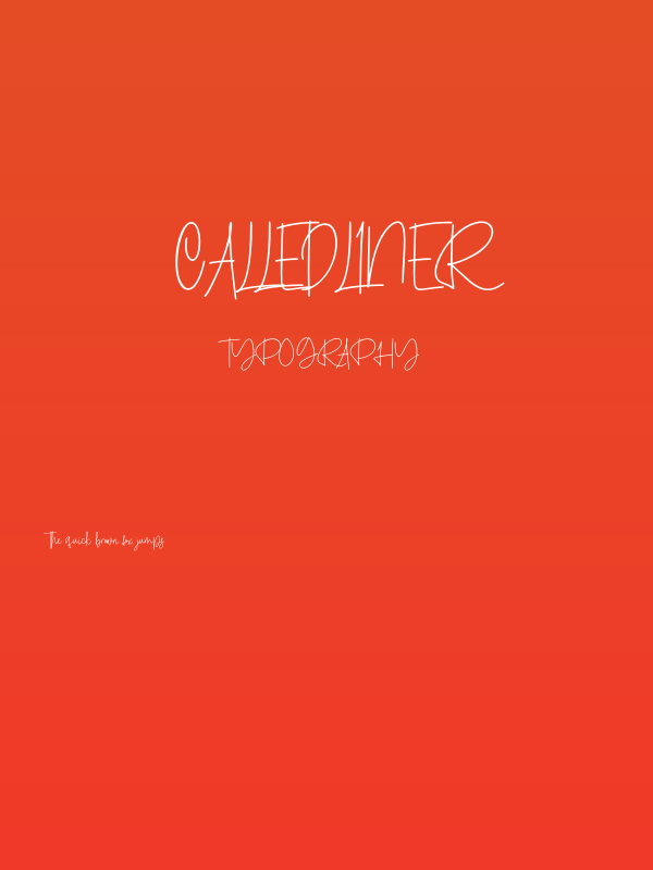 Calledliner Poster