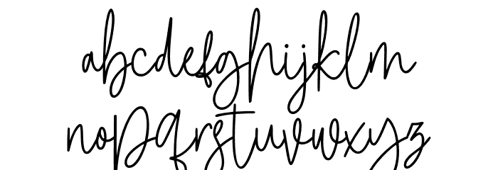 Calledliner Font LOWERCASE